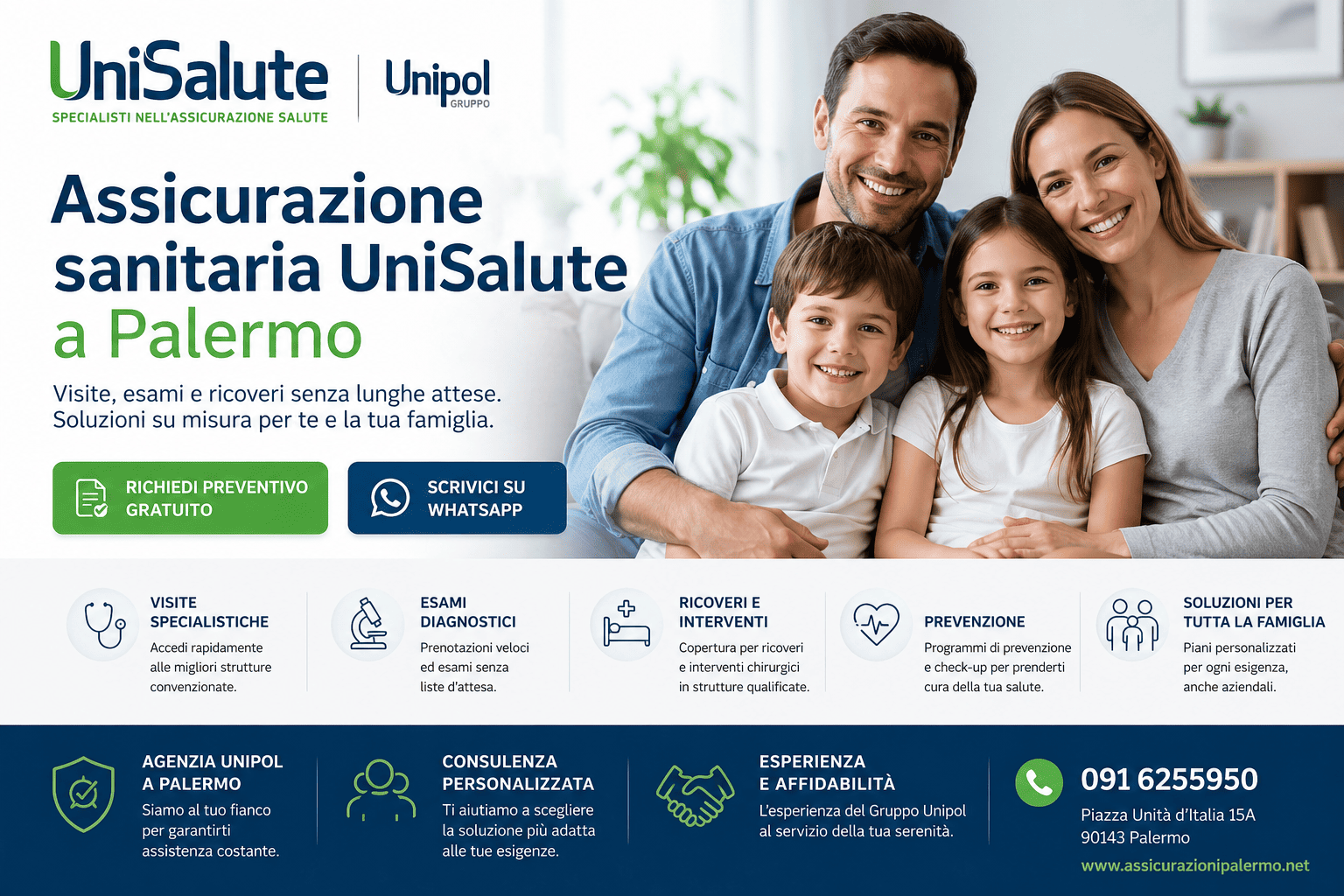 assicurazione sanitaria unisalute palermo
